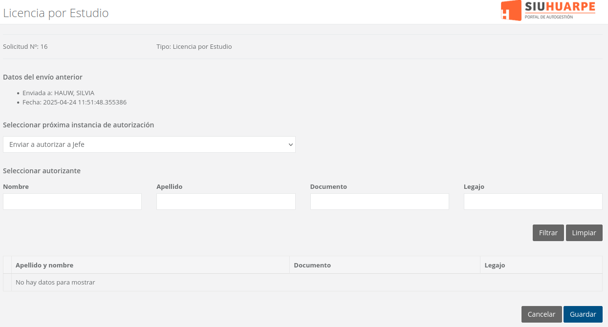 Pendientes de otro - derivar