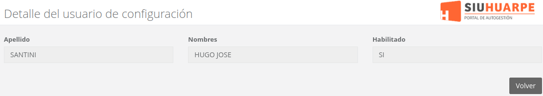 Usuarios de configuración