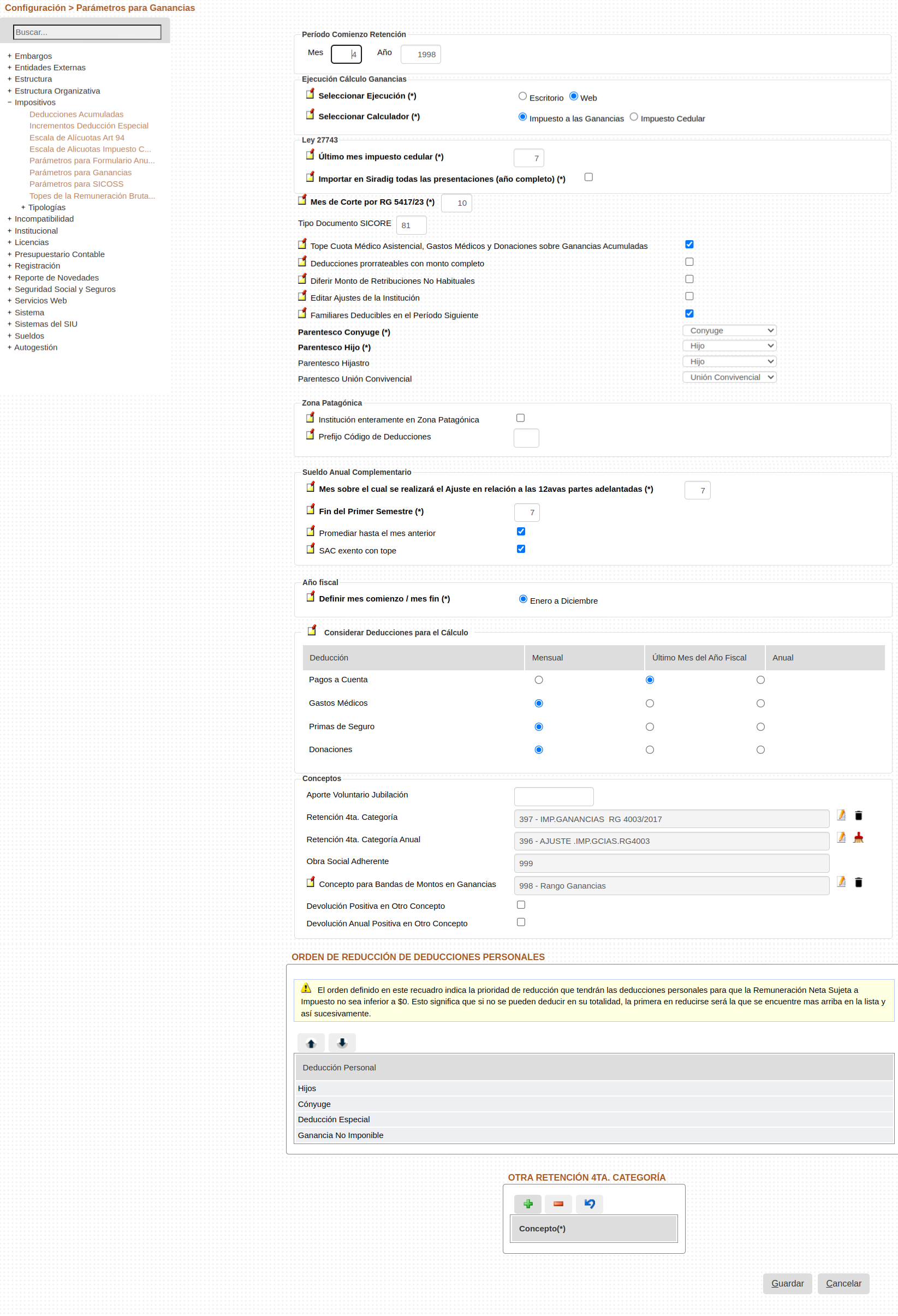 Configuracion